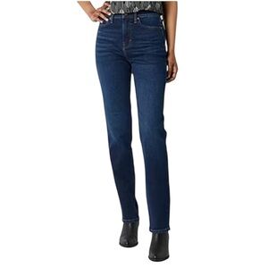 a.n.a Womens High Rise Straight Leg Jean